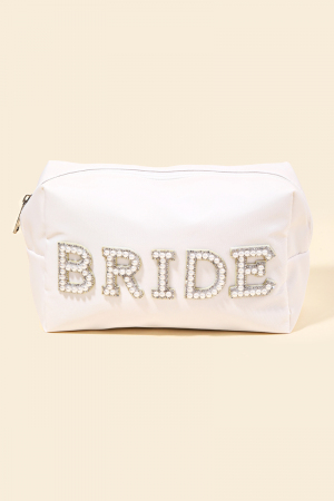 Bride Print Cosmetic Bag