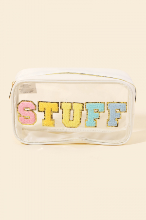 See Through Stuff Print Cosmetic Bag