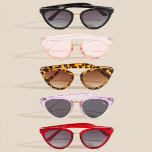 Tortoise Cat Eye Sunglasses Set
