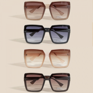 Oversized Large Lens Sunglasses Set