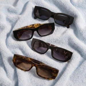 Slim Rectangle Retro Narrow Sunglasses
