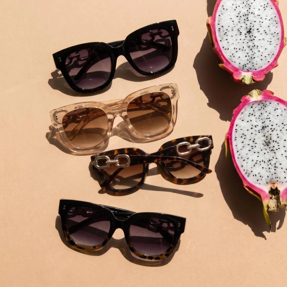 Chunky Square Frame Sunglasses