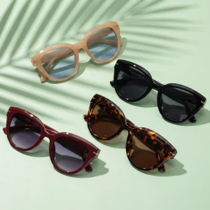 Rounded Frame Retro Everyday Sunglasses