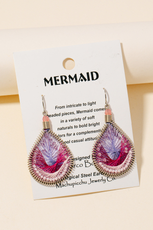 Mermaid Teardrop Earrings