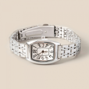 Numbered Rectangle Face Watch