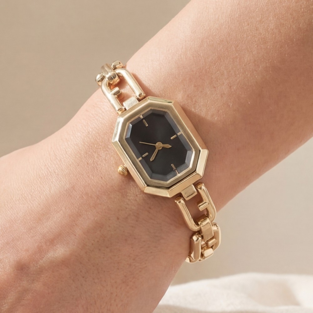 Octagon Case Chain Link Watch