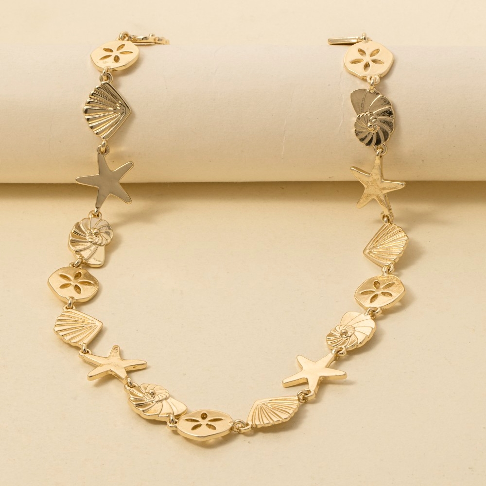 Assorted Sealife Chain Link Necklace