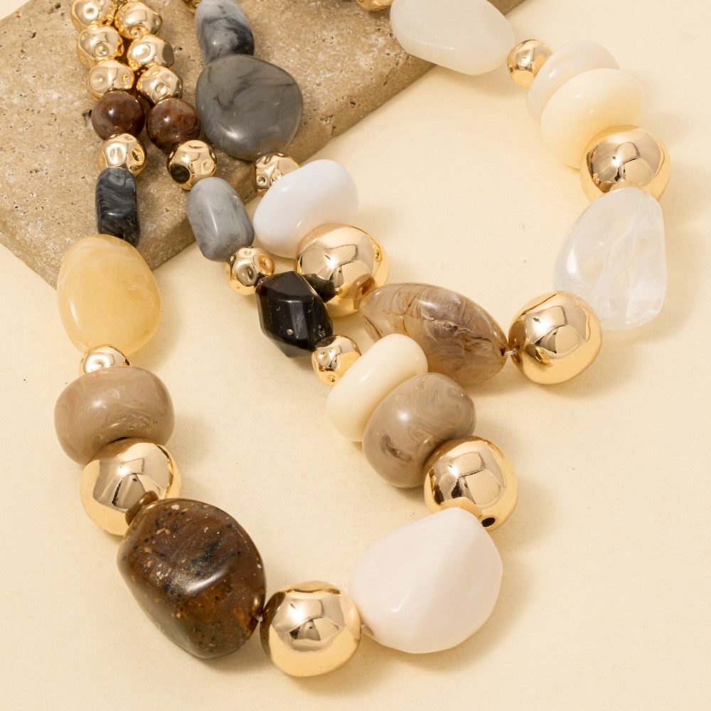 Assorted Chunky Resin Statement Necklace