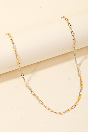 Cable Chain Link Necklace
