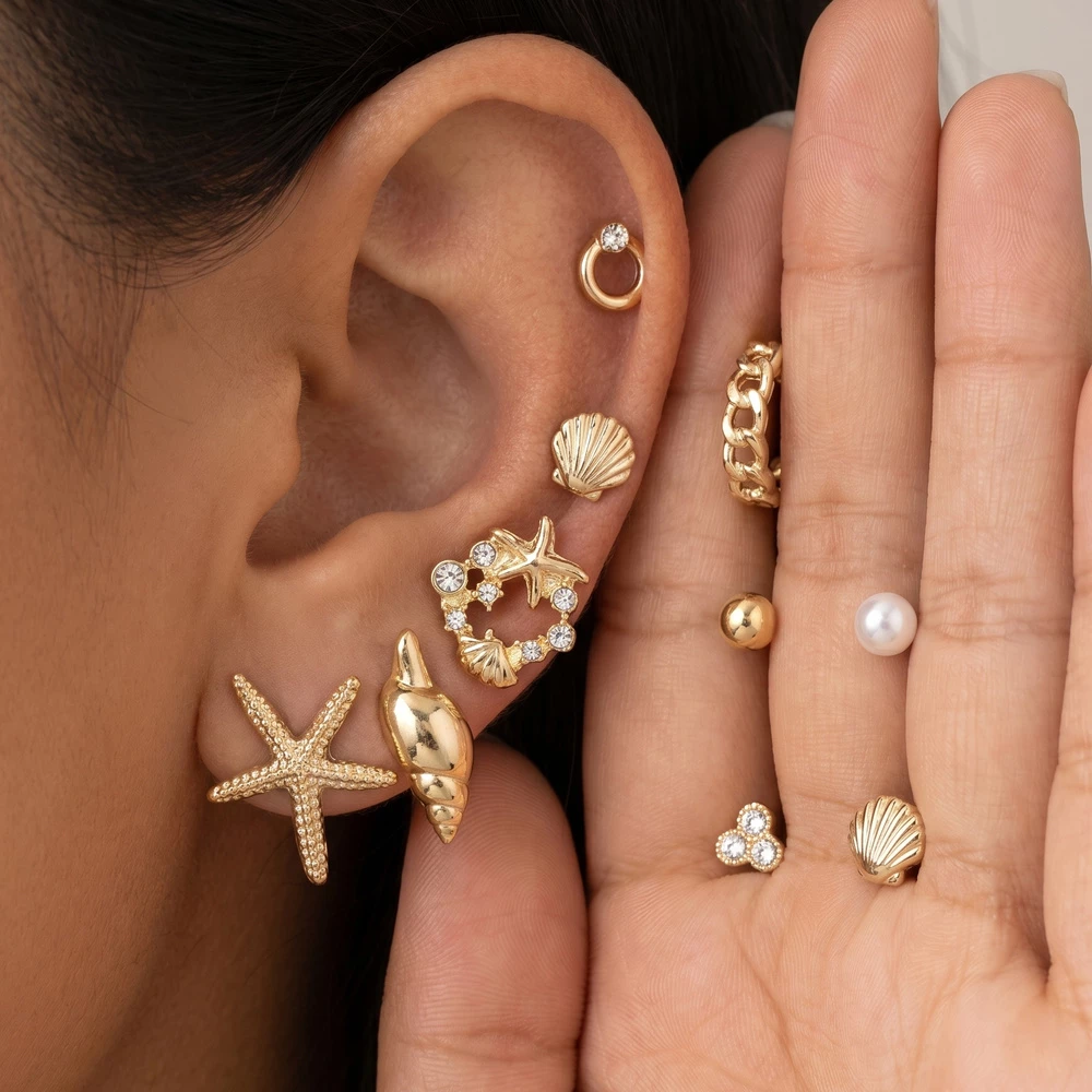 Laradiant Nautical Beach Earring Set