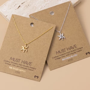 Swirl Starfish Pendant Necklace