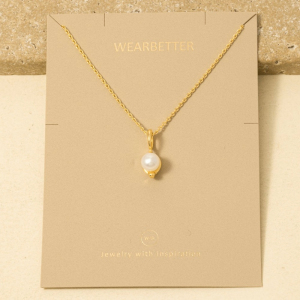 Pearl Drop Pendant Necklace
