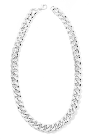 Thick Curb Chain Choker Necklace