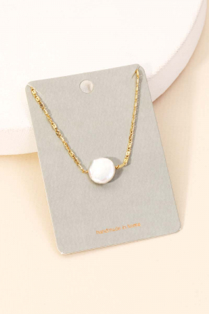 Pearl Charm Necklace
