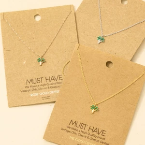 Mini Tree Pendant Necklace