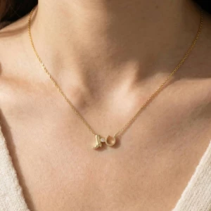 Western Cowboy Boots Horse Shoe Charm Necklace