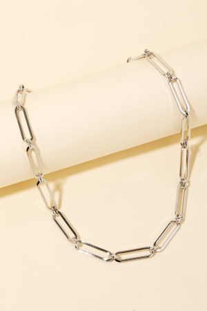 Oval Chain Link Necklace