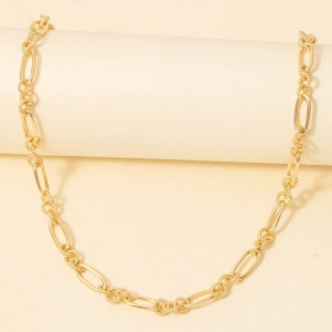 Mixed Oval Chain Link Necklace