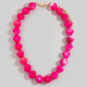 Chunky Round Resin Bead Statement Necklace