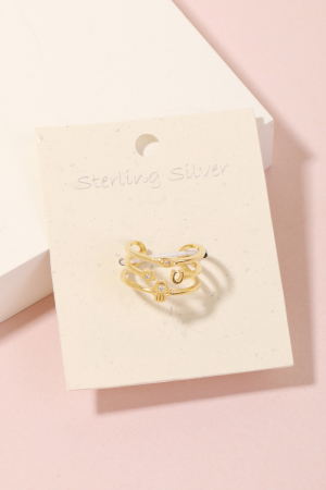 Sterling Silver Mini Open Ring