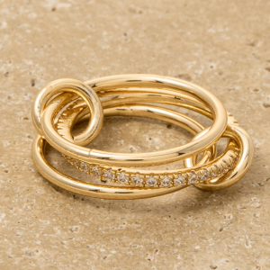 3 Piece Linked Band Rings Set
