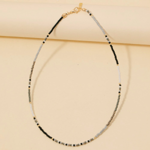 Mixed Seed Beaded Necklace