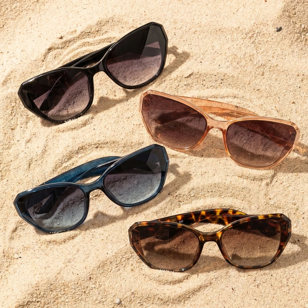 Geometric Cat Eye Sunglasses