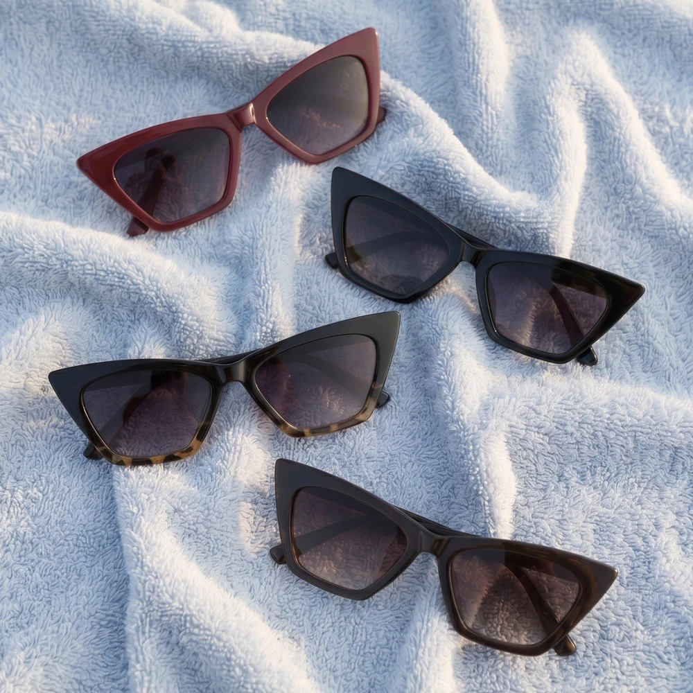 Sharp Point Cat Eye Sunglasses