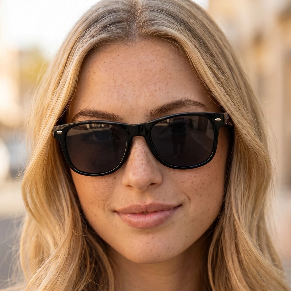 Classic Wayfarer Style Sunglasses