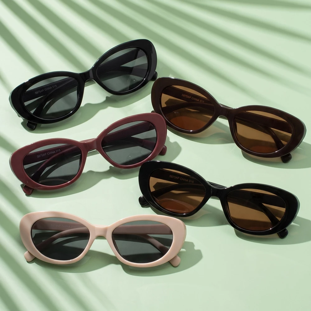 Slim Oval Retro Everyday Sunglasses