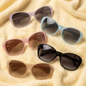 Classic Rounded Oval Frame Sunglasses