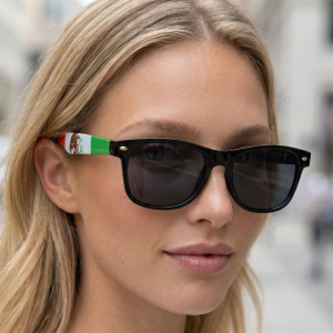 Uv400 Sports Print Novelty Wayfarer Sunglasses