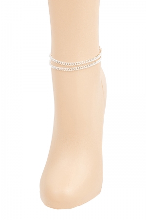 Dainty Double Chain Anklet