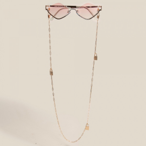 Lock Charm Glasses Chain