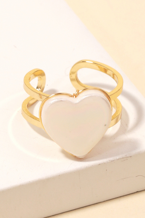 Heart Charm Ring