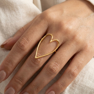 Heart Cut Out Ring