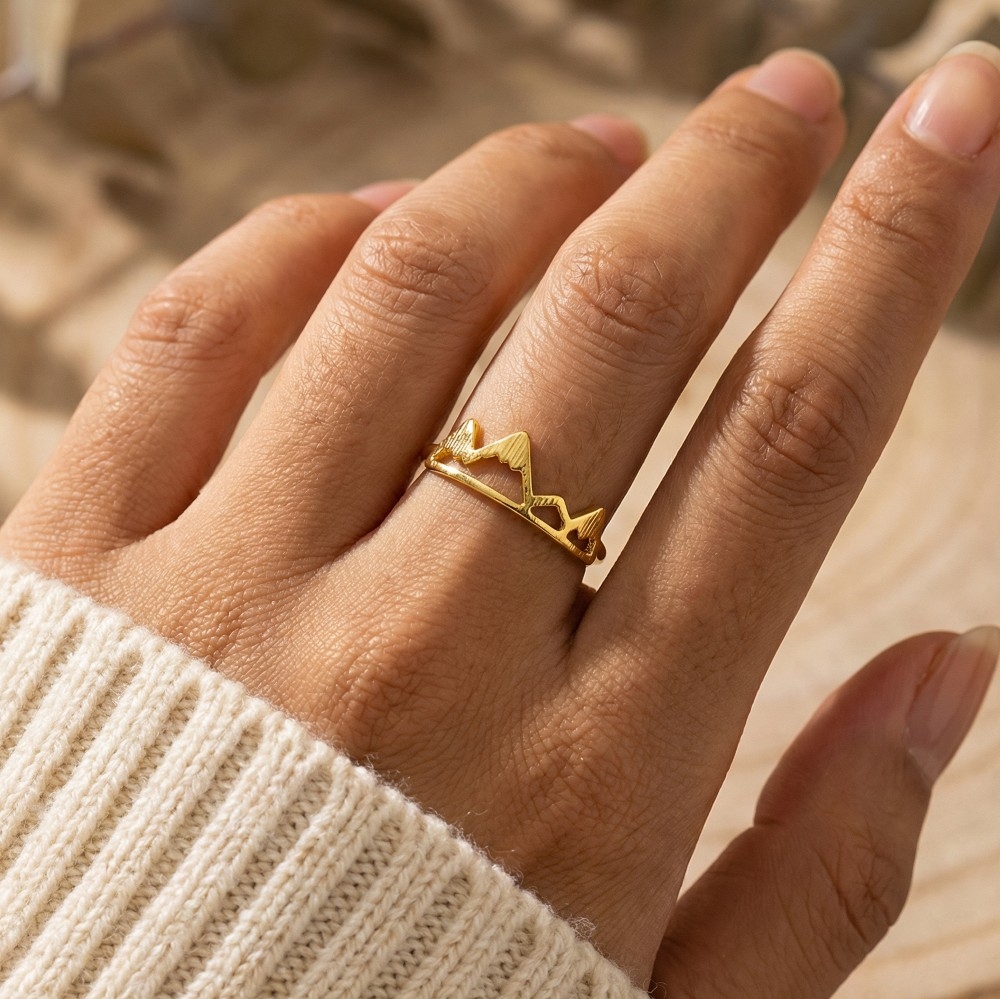 Mountain Cut Out Ring