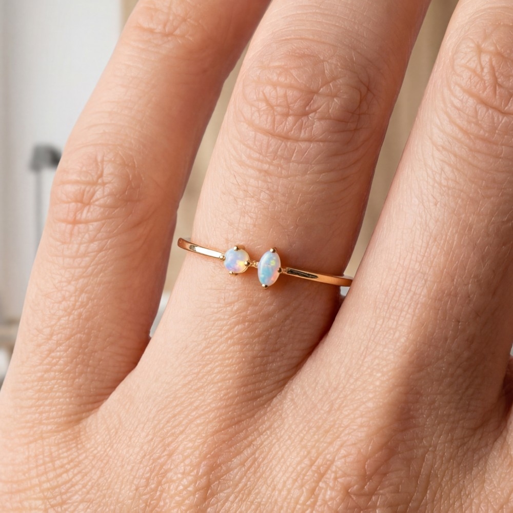 Gold Dipped Ribbon Bow Ring