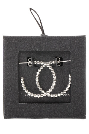 14k Ball Hoop Earrings