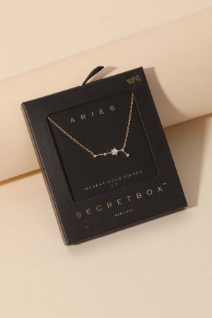 Secret Box Aries Constellation Necklace