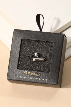 Secret Box Gold Dipped Arm Hug Ring