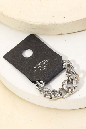 Gold Dipped Curb Chain Ring