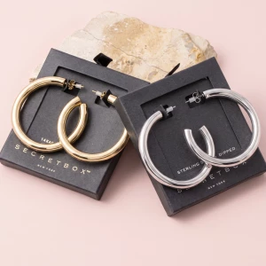 Oversized Chunky Tube Hoop Earrings