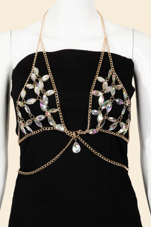 Crystal Rhinestone Body Chain