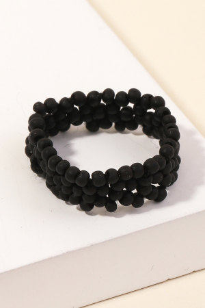 Seed Beaded Stretch Ring