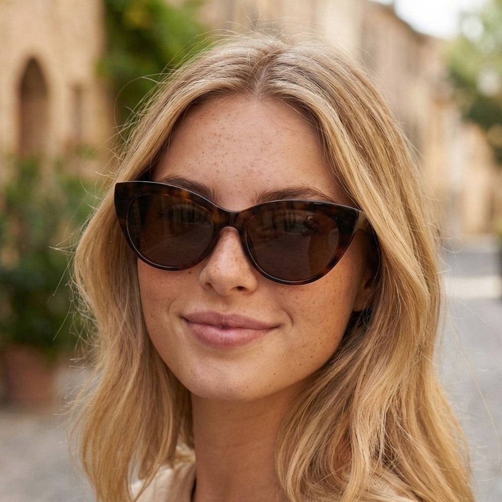 Classic Cat Eye Frame Sunglasses