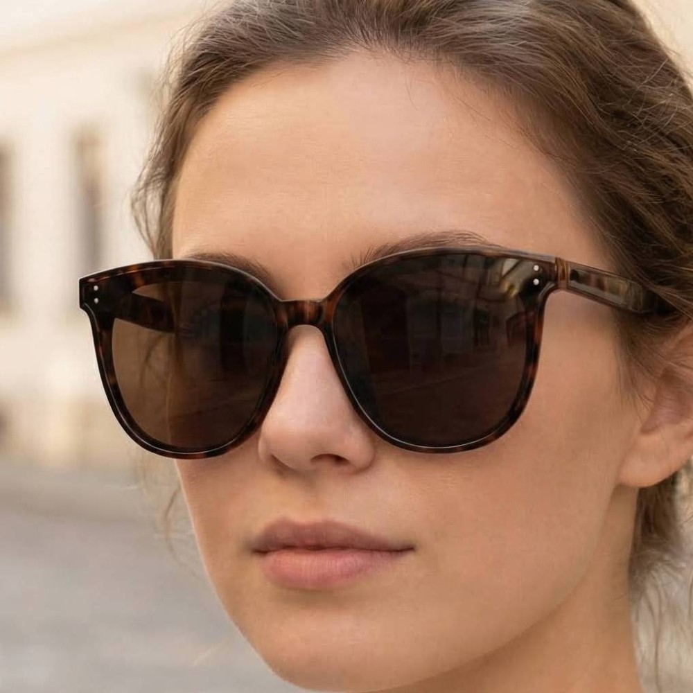 Simple Plastic Frame Sunglasses