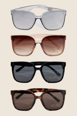 Plastic Square Lens Sunglasses