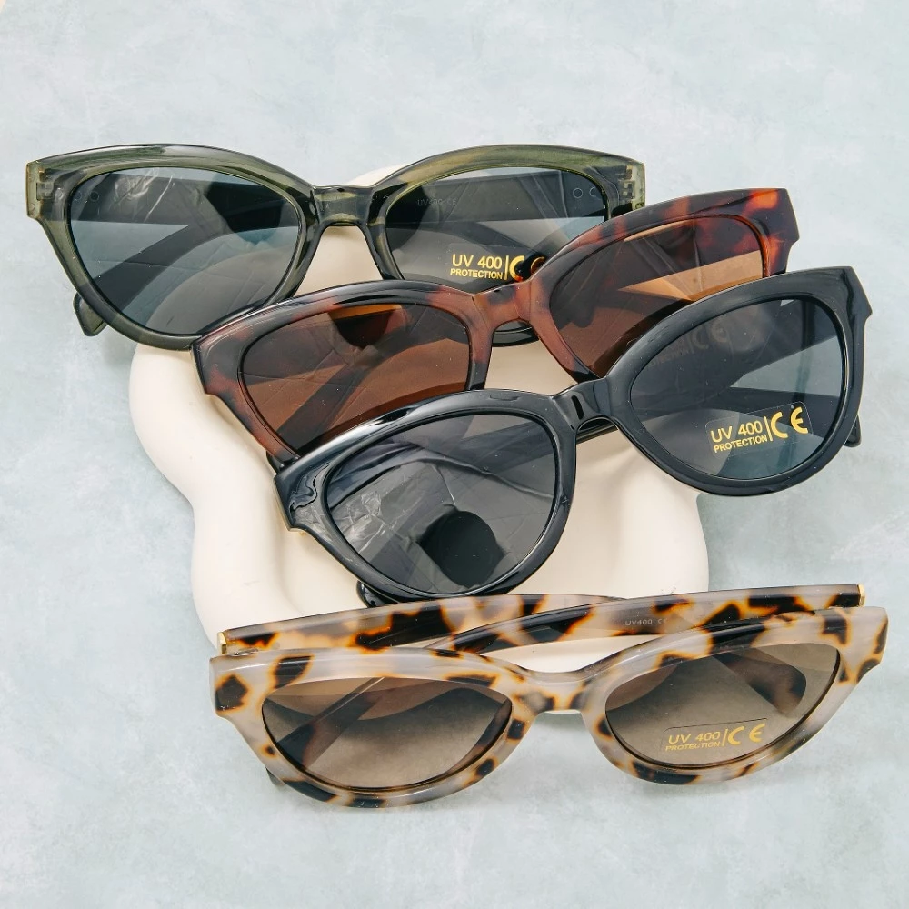 Assorted Twelve Piece Uv400 Acetate Sunglasses Set