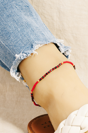 Seed Beaded Anklet